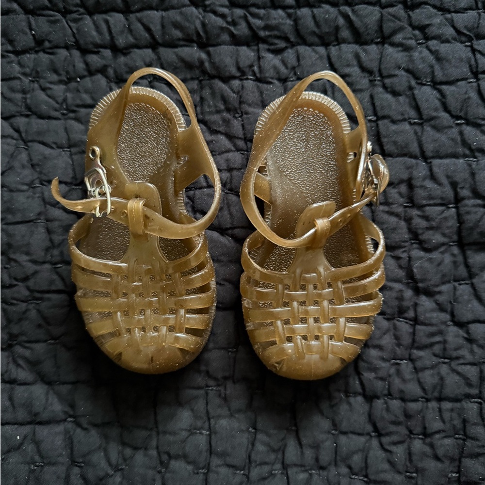 Kids Gold Sandals